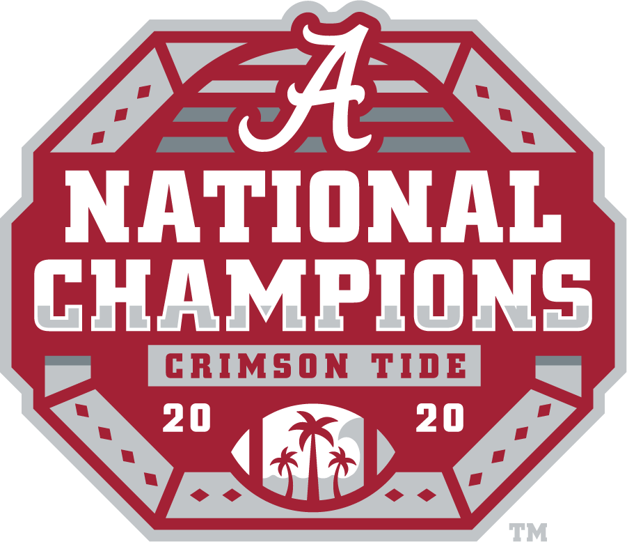 Alabama Crimson Tide 2020 Champion Logo v2 iron on transfers for clothing